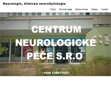 Tablet Screenshot of neurol.cz